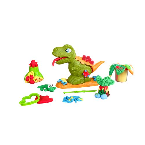 Lovin Dino Max Spielset mit Dinosaurierspielzeug, Knete, Formen und Werkzeugen