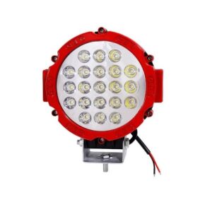 LED terénny projektor do auta 63W/12V-24V, 4410 lúmenov, červený, bodový lúč 30 stupňov 125145930 - Pracovné svetlá