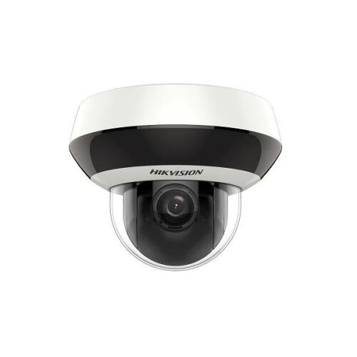 Cameră de supraveghere Hikvision DS-2DE2A204IW-DE3 mini PTZ IP, 2MP, obiectiv 2,8-12mm, zoom optic 4x, zoom digital 16x, distanță IR 20m, Smart IR, compresie H.265+/H.265/H.264+/H.264, 120dB WDR, 3D DNR, EIS, filtru IR Cut, 24x mască de confidențialitate, 1 canal audio intrare/ieșire, microfon încorporat, 1 RJ45 10M/100M Ethernet, alimentare 12VDC și PoE 802.3af, IP66, IK10, temperatura de funcționare -20°C la 60°C