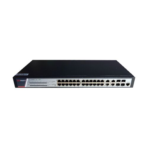 SWITCH 24PORT GIGABIT POE COMPLET GESTIONAT, "DS-3E2528P(B)" (timbre verde 2 lei) 125148296