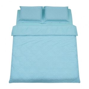 LENJERIE PAT KS CU BRODERIE TUFFATA BLUE 125148900 - Lenjerie de pat - tineri și adulți