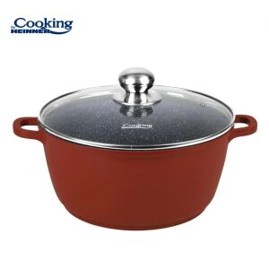 Алуминиев гювеч + капак 40x17.5cm, 18.6l, Calabria, Cooking By Heinner HR-JLG-C40SO 125149129 - Тигани за готвене и печене