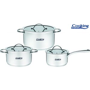 Set posuđa od nehrđajućeg čelika Cooking by Heinner, 6 dijelova - Posuđe