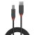Lindy 3m USB 2.0 A-B kábel, fekete