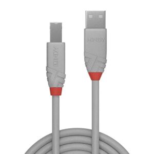 Kabel USB Lindy USB-A - USB-B 2 m Czarny (36683) 125149735 - Kabel