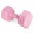 Single ModernHome 3kg pink hexagonal dumbbell