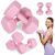 ModernHome 3kg pink dumbbell set with woman exercising