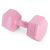 Dumbbells sześciokątne zestaw 2x3 kg ciężarki do ćwiczeń obciążniki fitness różowe modernhome 125154416