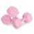 ModernHome 4kg Pink Hex Dumbbell Set
