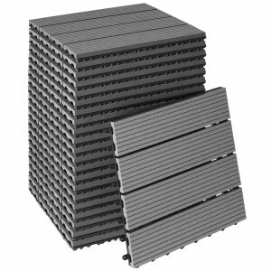 Zestaw płytek tarasowych Tegulas, WPC o wyglądzie drewna 130295046 - Nawierzchnia tarasów