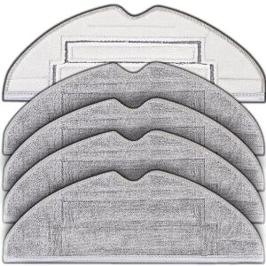 Set 4 x Lavete full mop NewEvo, compatibile cu Xiaomi RoboRock S8, S8 Plus, Gri 125156492 - Accesorii pentru electrocasnice mici