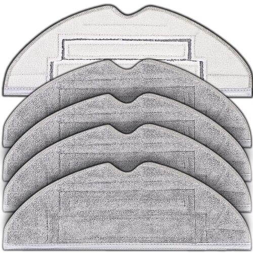 Set 4 x Lavete full mop NewEvo, compatibile cu Xiaomi RoboRock S8, S8 Plus, Gri 125156492