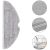 Set 4 x Lavete full mop NewEvo, compatibile cu Xiaomi RoboRock S8, S8 Plus, Gri 125156492