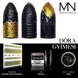 Gem AP-74 - Silver 125168926 - Cyrkonie do zdobienia paznokci