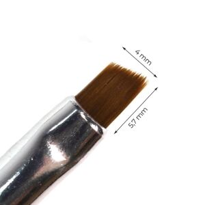 Gel Brush - #2 - slant cut hair 129709602 - Štetec na zdobenie nechtov