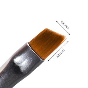 Gel Brush - #6 - slant cut hair 129709607 - Štetec na zdobenie nechtov