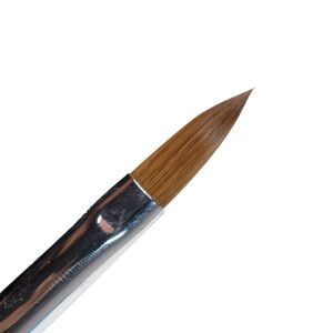 Kolinsky Silver Glamour Builder Brush - Flat-peaked - #10 129709623 - Štetec na zdobenie nechtov