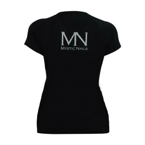 Mystic Nails Glamour Black T-shirt - Big Logo - XS 125170528 - Dámske oblečenie