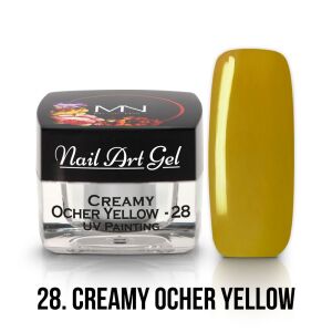Painting Nail Art Gel - 28 - Creamy Ocher Yellow (HEMA-free) - 4g 125171025 - Nageldesign