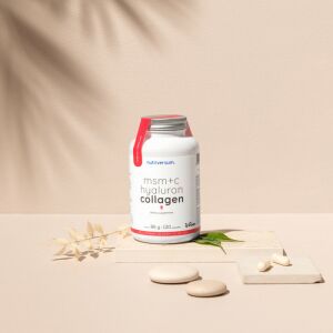 Nutriversum MSM+C Hyaluron Collagen étrend-kiegészítő, 120 kapszula - Nutriversum