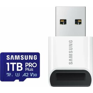 Card microSD Samsung 1TB PRO Plus și cititor USB - Samsung Carduri memorie