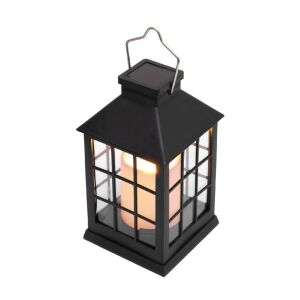 Lanterna solara Home MXLTN1, 1 LED alb cald, efect de flacara realist, baterie, afisaj din 6 piese