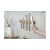 Berlinger Haus Sahara Collection 6 piece knife set with magnetic holder on wall, kitchen knives