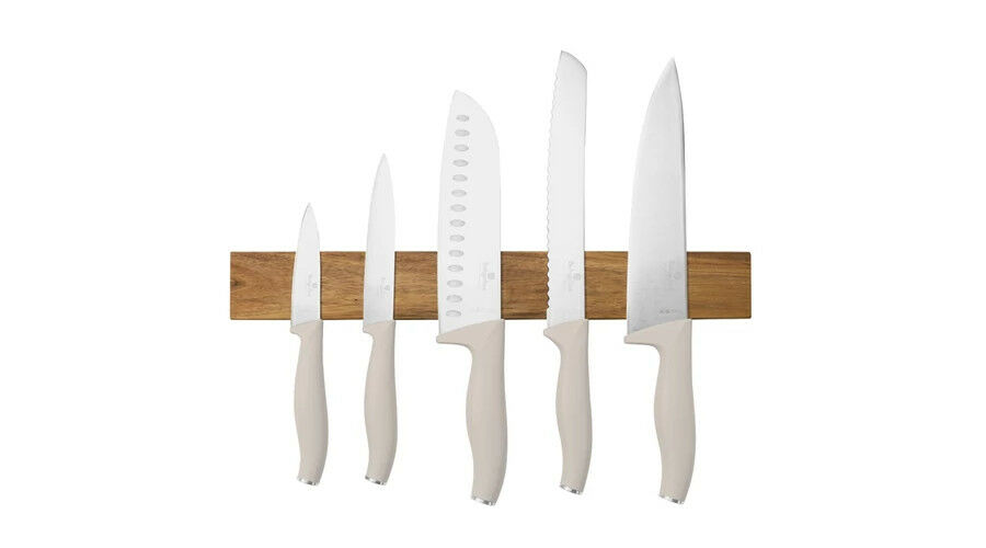 E-shop Berlinger Haus sada nožov s magnetickým držiakom z akáciového dre...