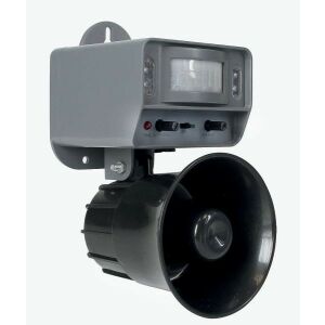 Szögletes nézet a WEITECH WK0108 Sonic Bird Chaser kültéri elektromos madárriasztóról - Weitech