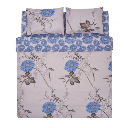 Bettwäsche, Doppelbett, 100 % BBC, 132 TC, FLO 125190238