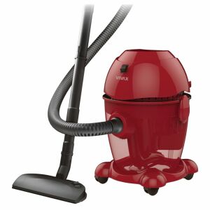 Vivax VCW-2002R R2 nedves és száraz porszívó, piros, tömlővel és padlófúvókával - Vivax