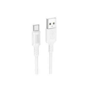 BOROFONE BX111 FELIZ USB TYPE-C KÁBEL 3A 1 MÉTER FEHÉR 125190828 - Borofone