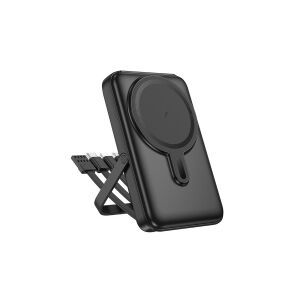 HOCO J135 RICO 22.5W + PD 20W MagSafe kompatibilis power bank, 10000mAh, fekete - Hoco