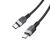 HOCO X109 ENERGY SILIKON USB TYPE-C / TYPE-C KABEL 60W 3 METER SCHWARZ 125190882