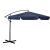 Plonos 350 cm freistehender Sonnenschirm, marineblau