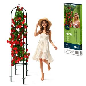 Plonos kerti Pergola oszlop 200cm - Fekete 125225497