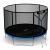 Trampolina zewnętrzna Neo-Sport z drabinką 183 cm, 50 kg - niebieska 125225701