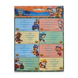 Paw Patrol Heftetiketten-Set (16-teilig)