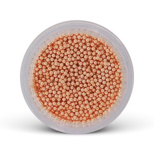 Metal beads - rose-gold (1,0 mm) 125228348 - Nageldesign