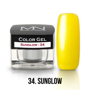 Color Gel - 34 - Sunglow - 4g 125228431 - Umelý gél na nechty