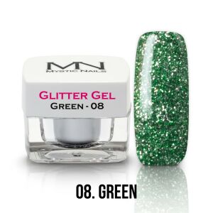 Glitter Gel - no.08. - Green - 4g 125228537 - Künstliches Nagelgel