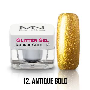 Glitter Gel - no.12. - Antique Gold - 4g 125228541 - Künstliches Nagelgel