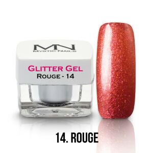 Glitter Gel - no.14. - Rouge - 4g 125228544 - Künstliches Nagelgel