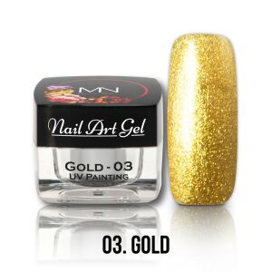 Painting Nail Art Gel - 03 - Gold (HEMA-free) - 4g 125228557 - Дизайн на ноктите