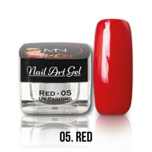 Mystic Nails UV Színes Zselé - 05 Red - 4g - HEMA-mentes 125228556 - Műköröm zselé