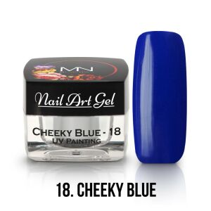 Painting Nail Art Gel - 18 - Cheeky Blue (HEMA-free) - 4g 125228566 - Nageldesign