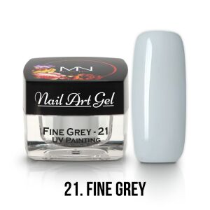 Painting Nail Art Gel - 21 - Fine Grey (HEMA-free) - 4g 125228569 - Nageldesign