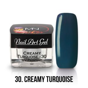 Painting Nail Art Gel - 30 - Creamy Turquoise (HEMA-free) - 4g 125228575 - Nageldesign