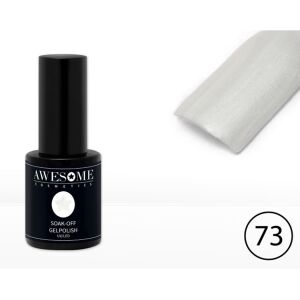 Awesome TPO-mentes gél lakk 073 gyöngyház fehér (10 ml)