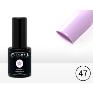Awesome TPO-mentes gél lakk 047 pasztell lila (10 ml)